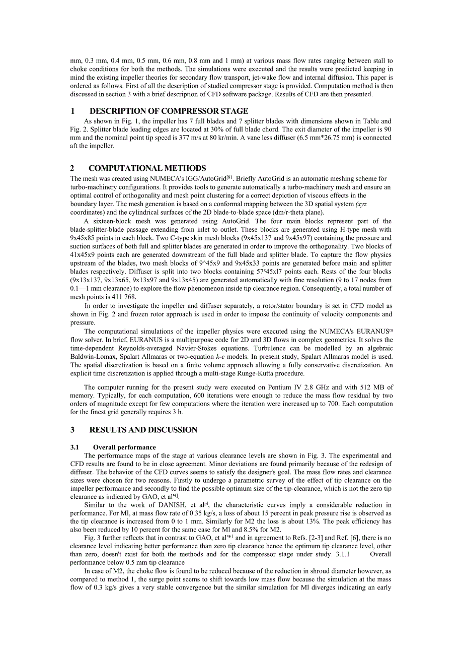 COMPARISON OF TWO METHODS TO INCREASE TIP CLEARANCE AND ITS EFFECT ON PERFORMANCE OF TURBOCHARGER CENTRIFUGAL COMPRESSOR STAGE_第2页