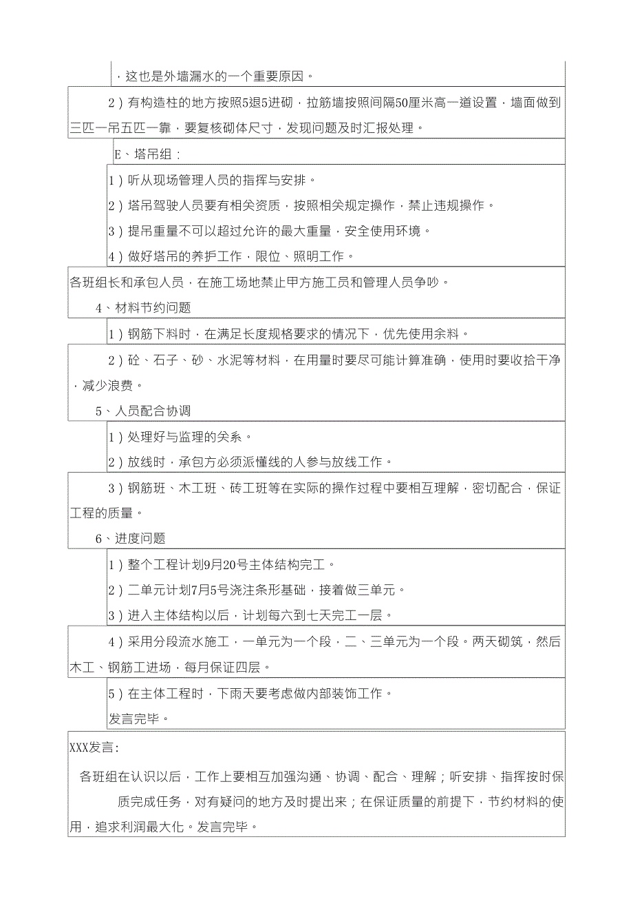 建筑施工会议记录_第3页