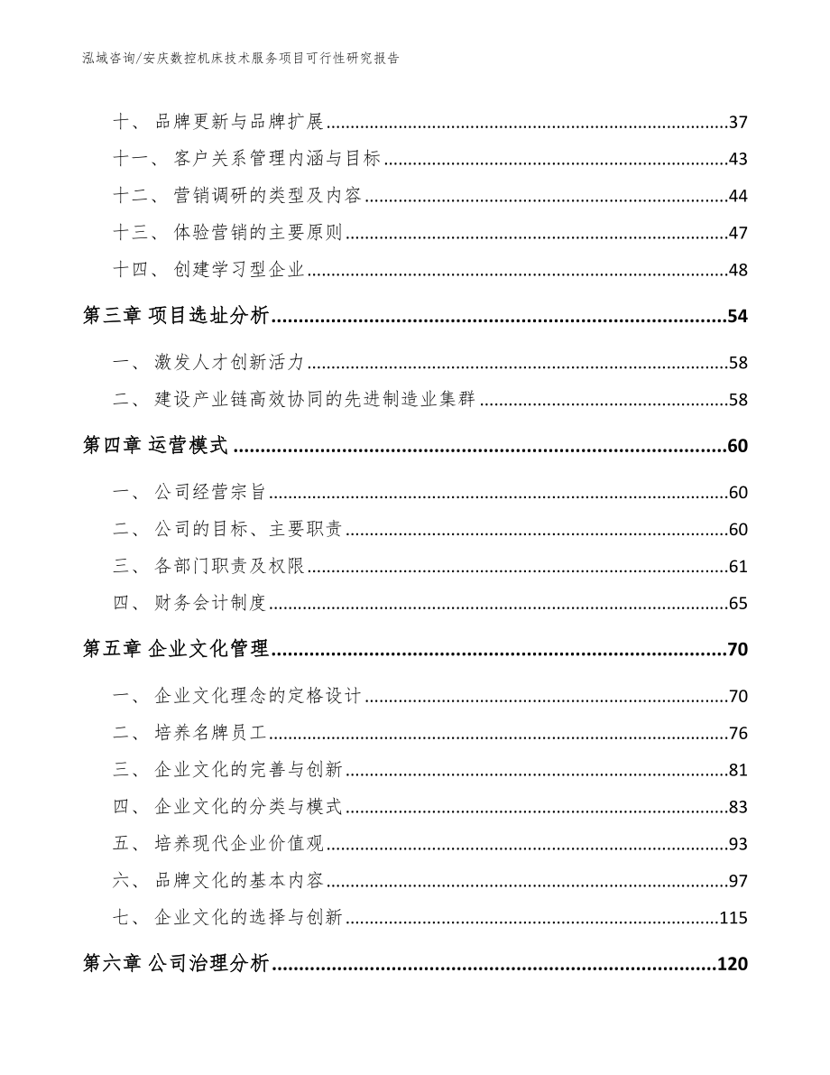 安庆数控机床技术服务项目可行性研究报告_第3页