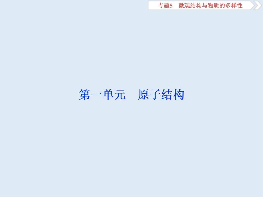 版江苏高考化学总复习课件：专题5 1 第一单元　原子结构_第2页