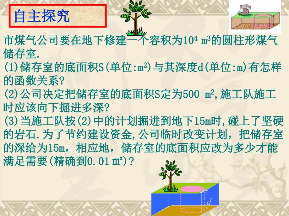 新人教版初中数学八年级下册第十七章17.2实际问题与反比例函数1精品课件_第3页