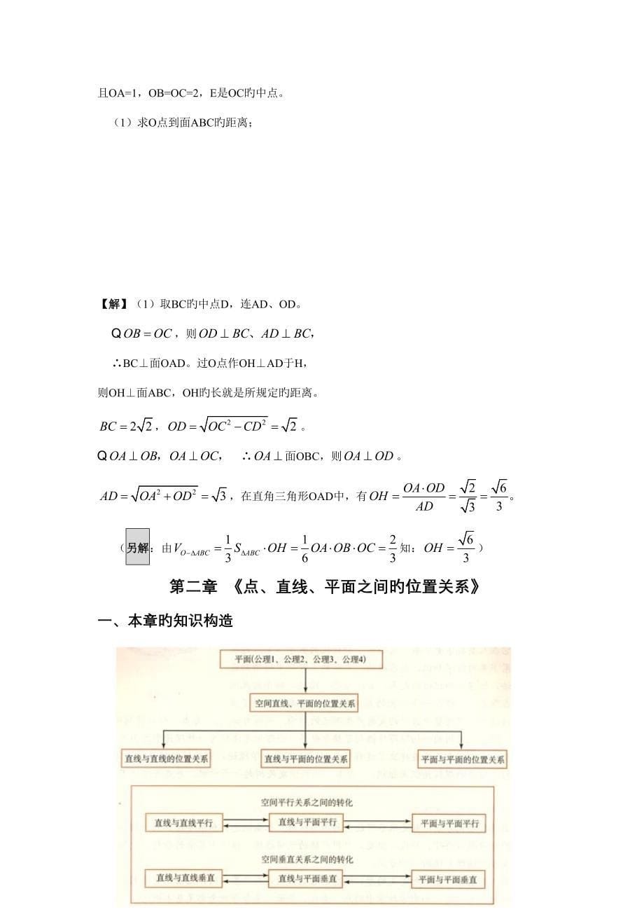 2022立体几何知识点总结典型方法总结_第5页