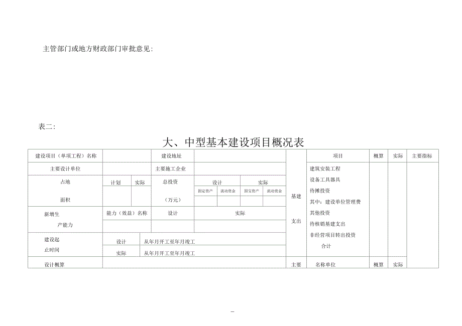 基建项目竣工财务决算报表及填表说明_第3页