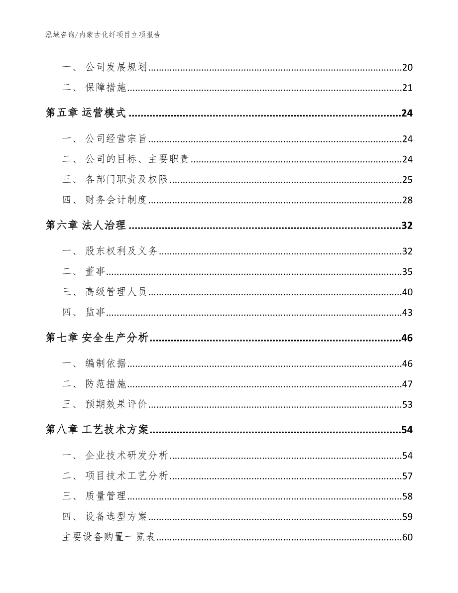 内蒙古化纤项目立项报告_第2页