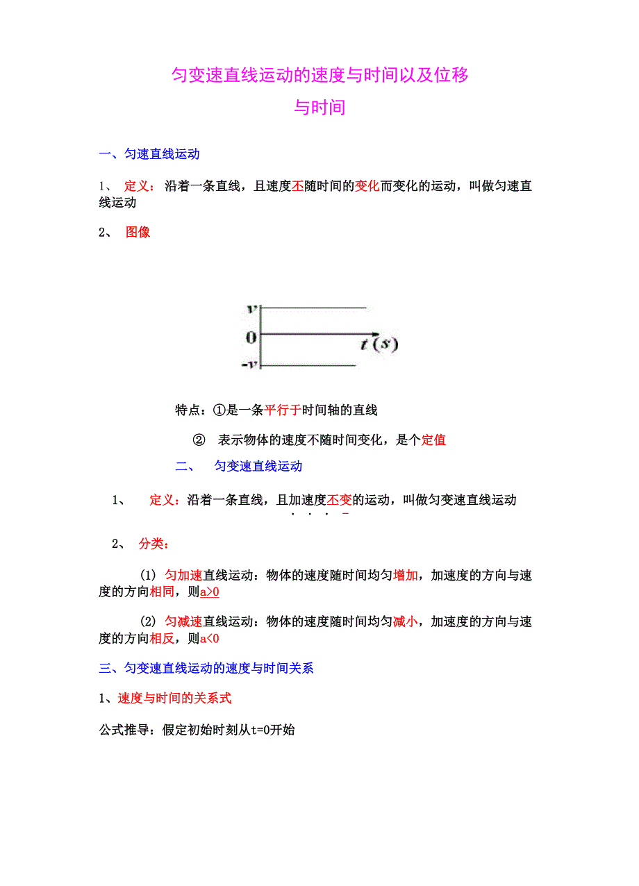 速度位移公式_第1页