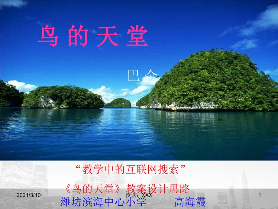 教育部参赛鸟的天堂课件_第1页