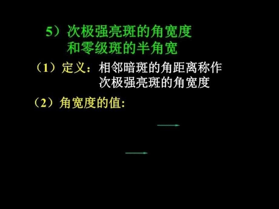 最新大学光学经典课件L11_单缝衍射因子的特点教学课件_第5页