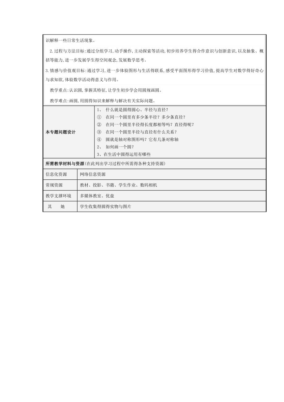 《圆》设计及思维导图_第3页