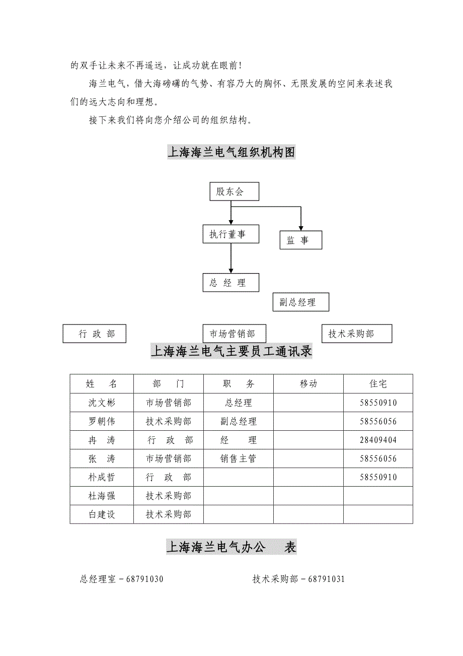 上海某某电气有限公司员工管理手册_第2页