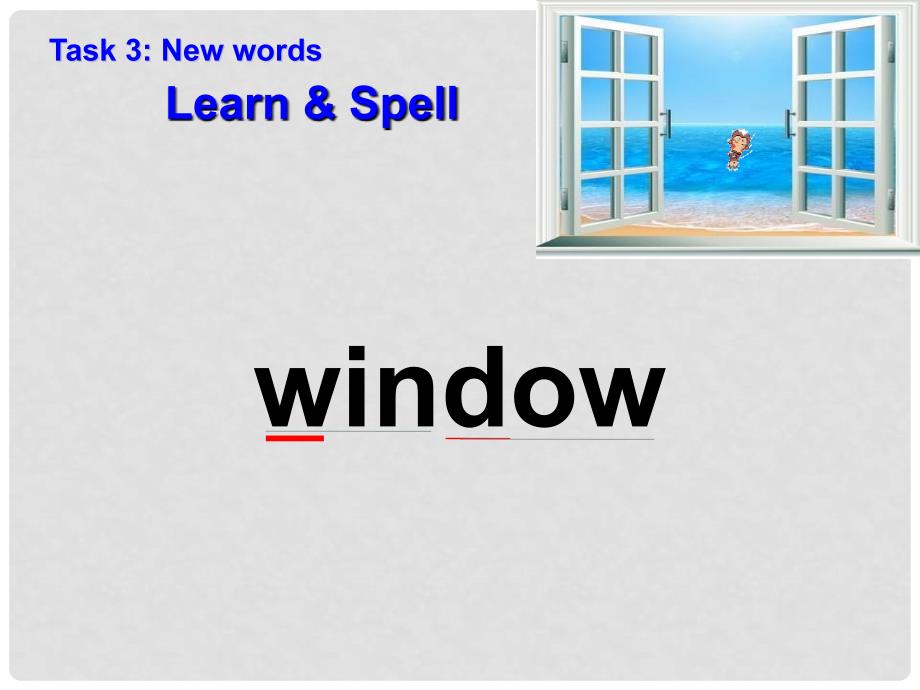 一年级英语上册 Module 3 Unit 2 Point to the window课件1 外研版（一起）_第4页