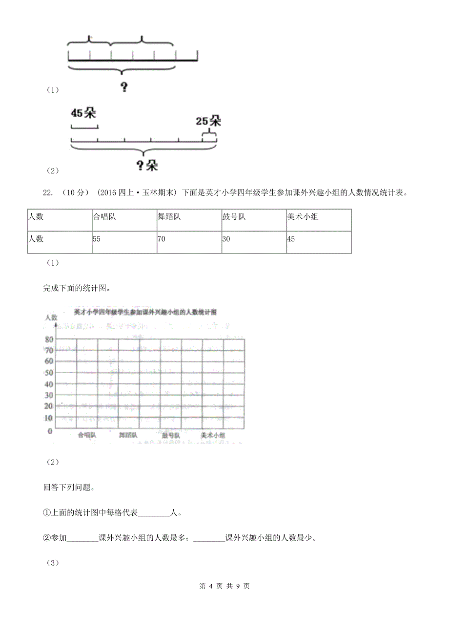 河南省郑州市三年级下册数学期末复习卷（三）_第4页