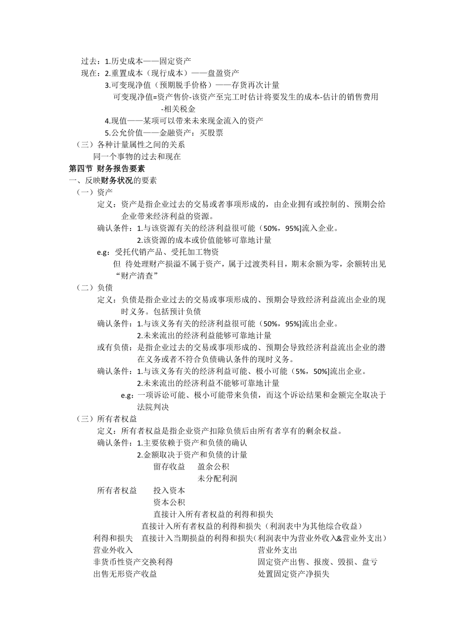 中级财务会计-复习笔记(思维导图_第4页