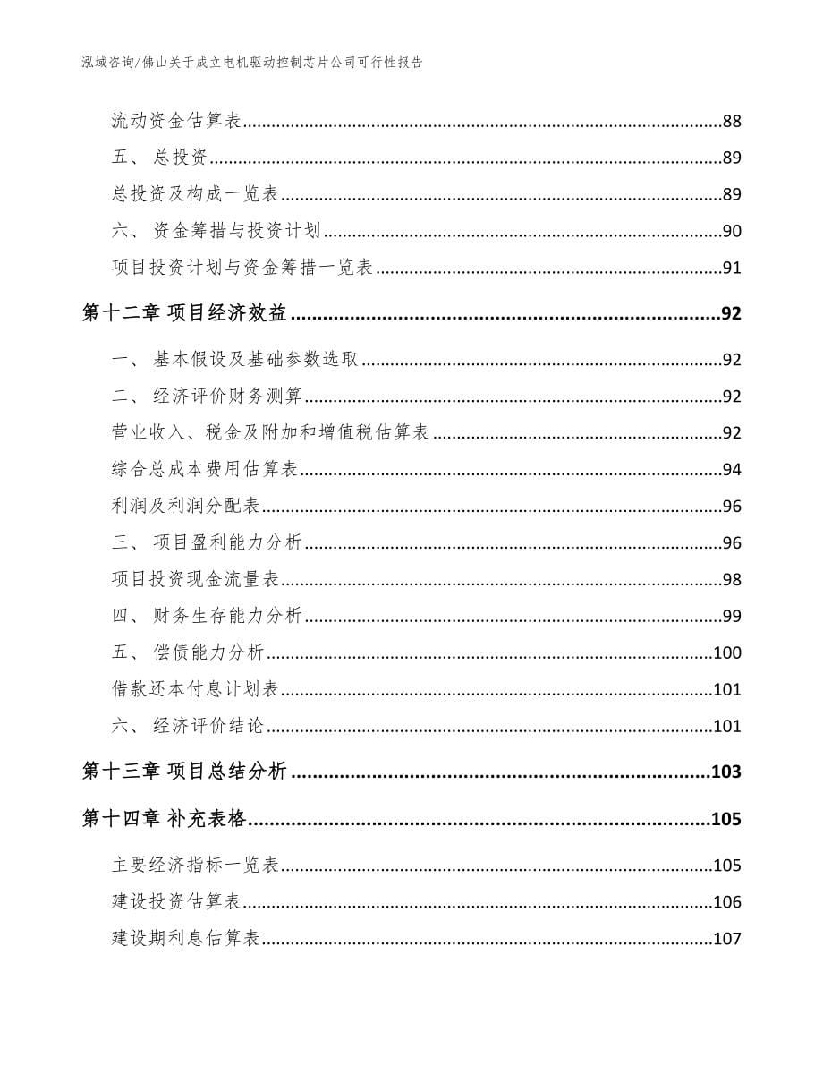 佛山关于成立电机驱动控制芯片公司可行性报告【模板范文】_第5页