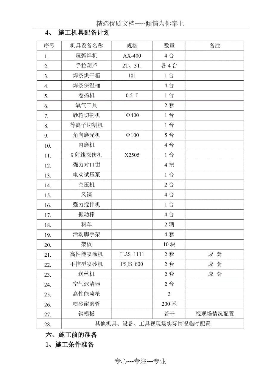 电厂锅炉大修施工方案_第5页