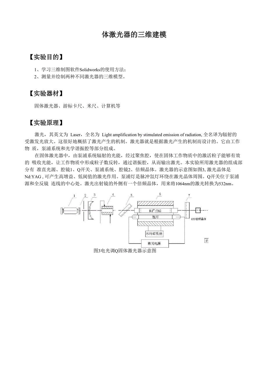 固体激光器的三维模型_第1页