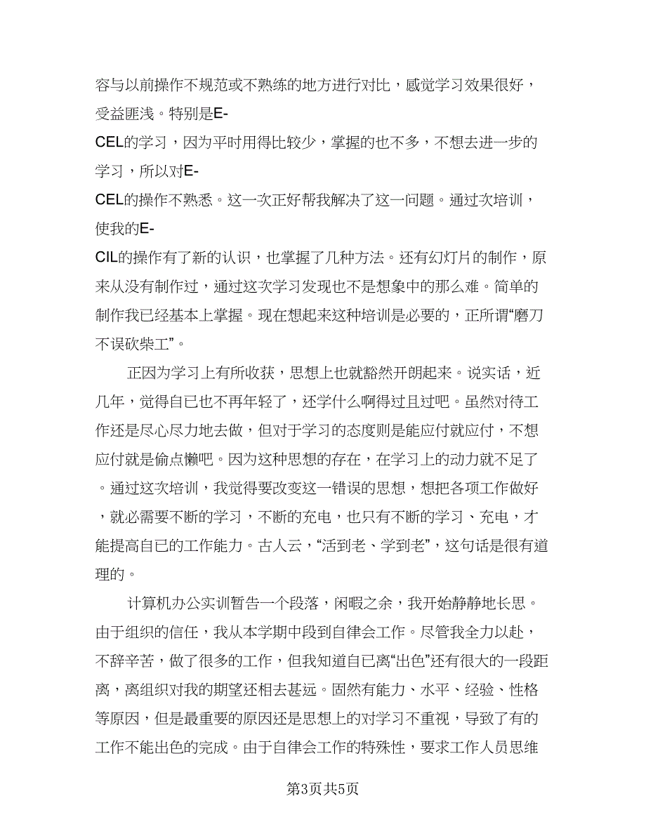 计算机学生实训总结（三篇）.doc_第3页