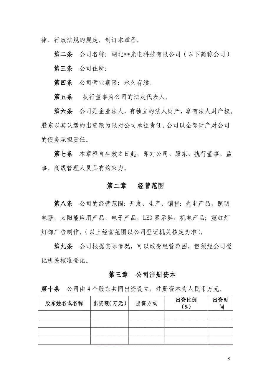 某某光电科技有限公司企业计划书.doc_第5页