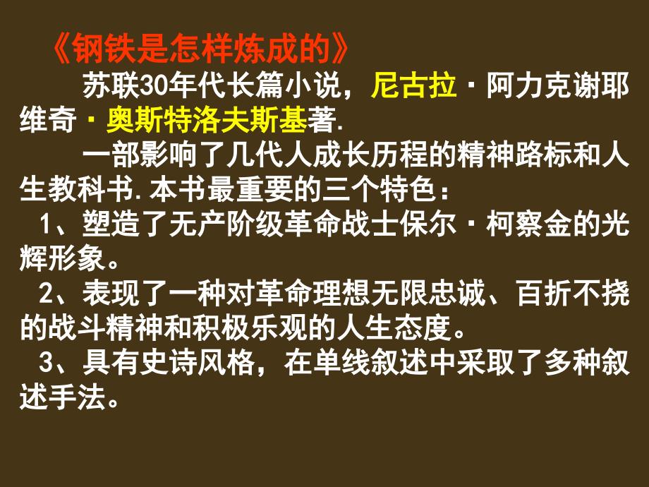 钢铁是怎样炼成的1_第3页