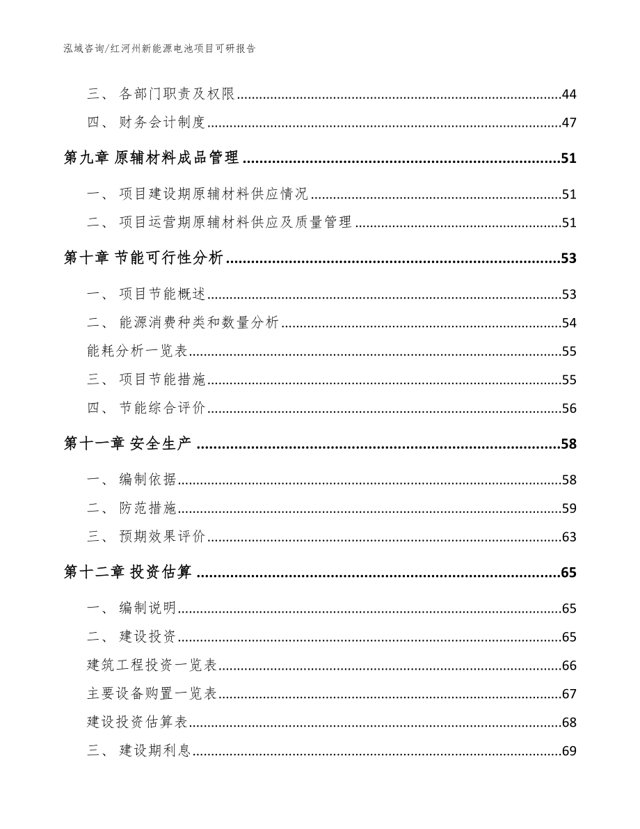 红河州新能源电池项目可研报告_第3页