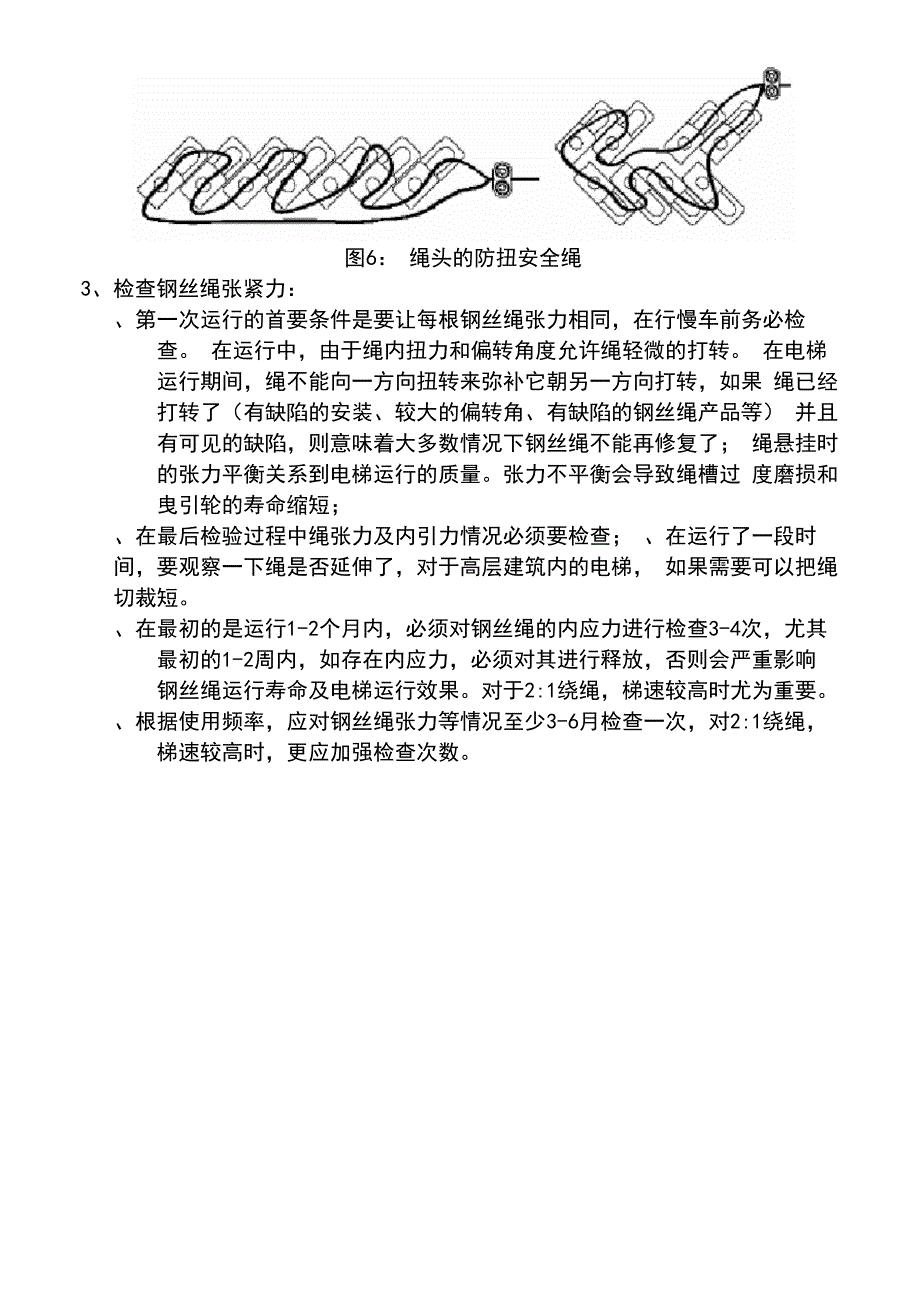 电梯钢丝绳安装及张力调整_第5页