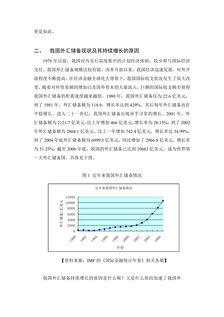 我国外汇储备增长的利弊分析 国际金融论文_第2页