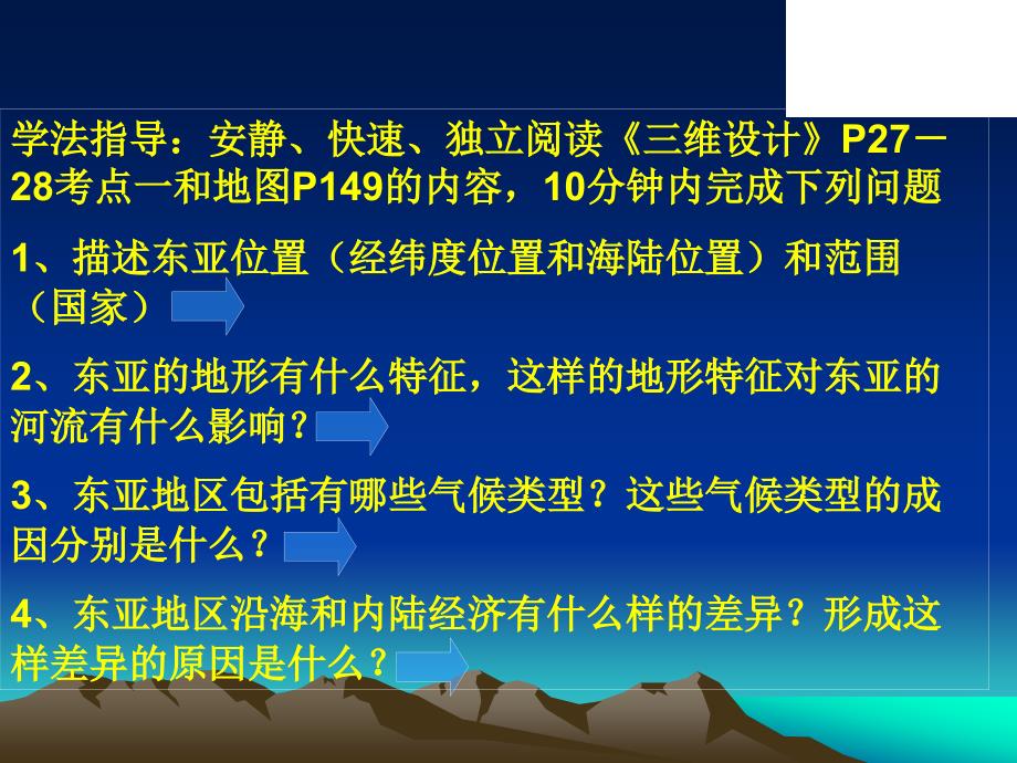 人教版高中地理高二第二学期区域地理复习课件东亚_第2页