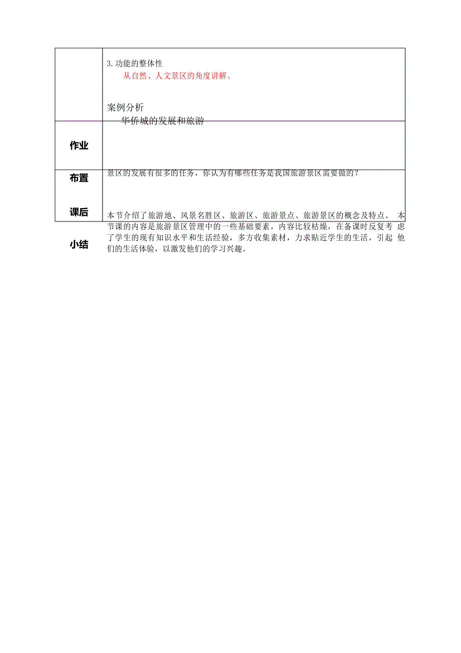 旅游景区管理教案 第一章 旅游景区管理概论 第一节 旅游景区的内涵与特征_第3页