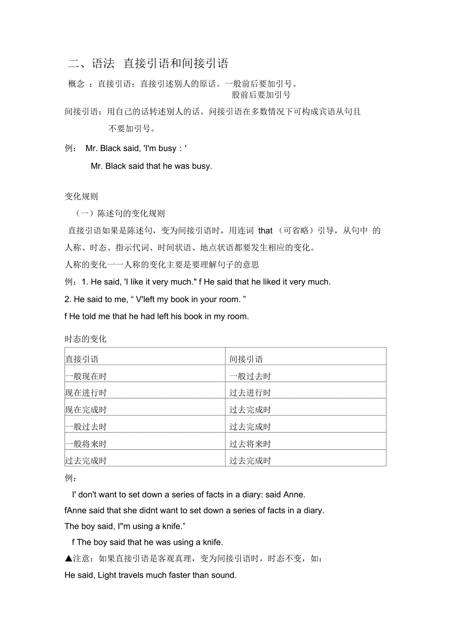 人教版高中英语必修一语法知识点总结_第2页