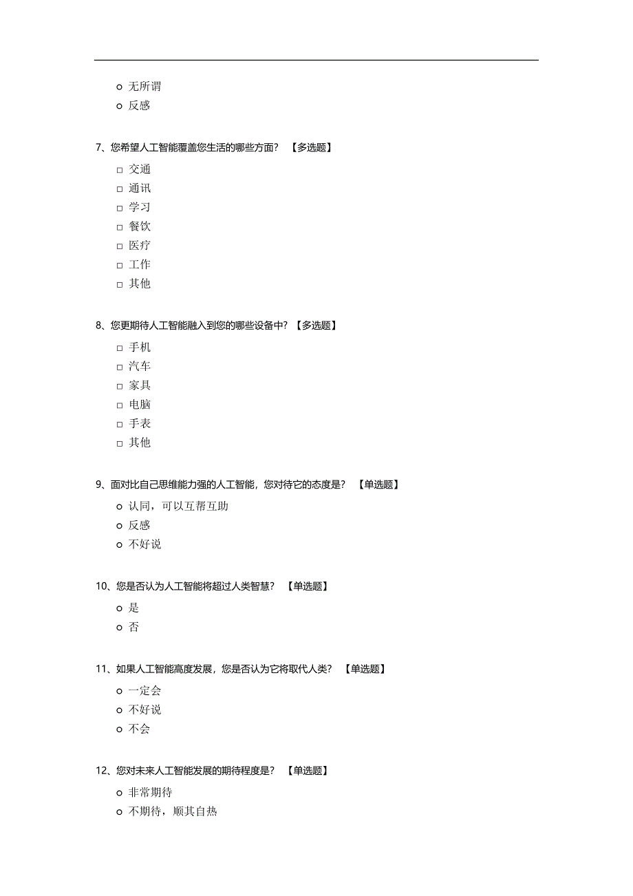 人工智能发展趋向调查问卷.docx_第2页