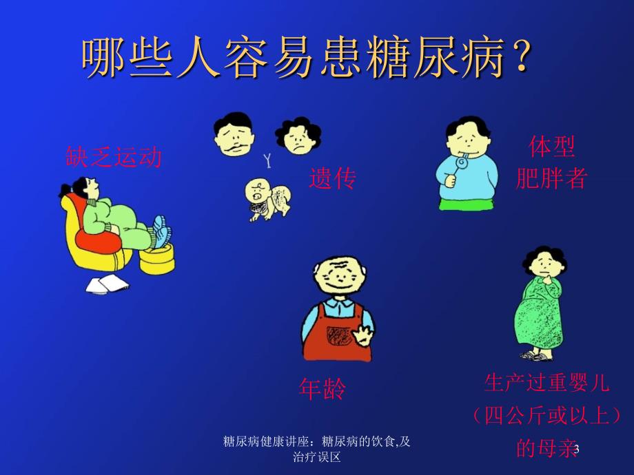 糖尿病健康讲座糖尿病的饮食及治疗误区课件_第3页