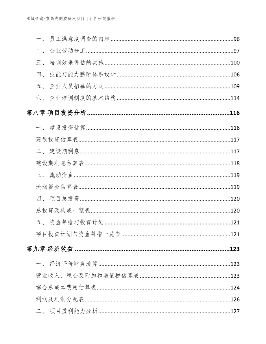 宜昌光刻胶研发项目可行性研究报告_参考模板_第3页