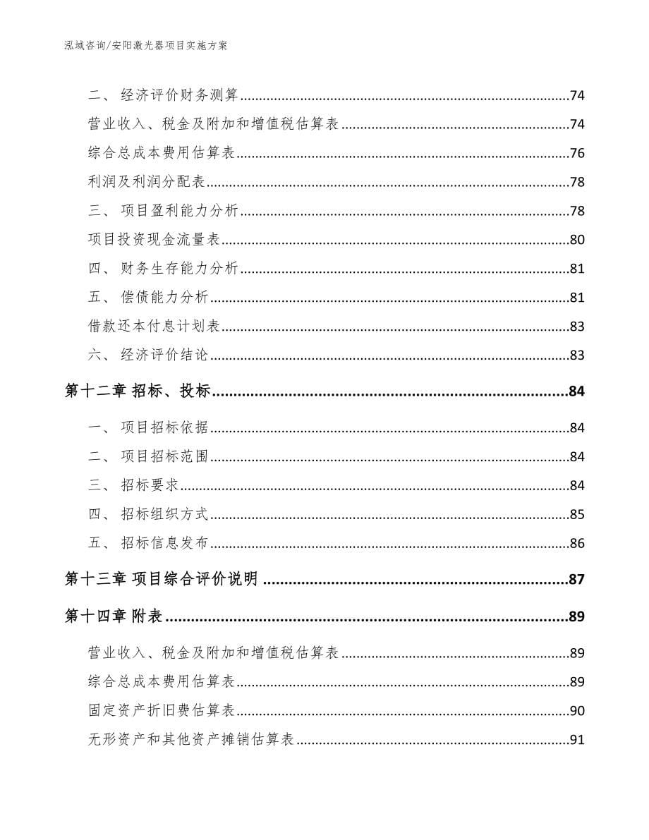 安阳激光器项目实施方案参考模板_第5页