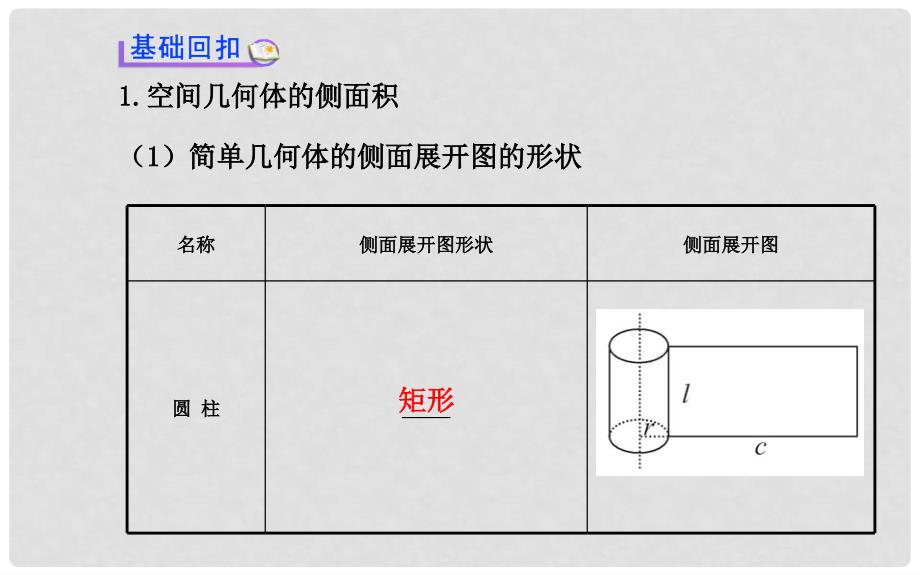 高考数学 第七章 第六节 空间几何体的面积与体积课件 文 北师大版_第3页