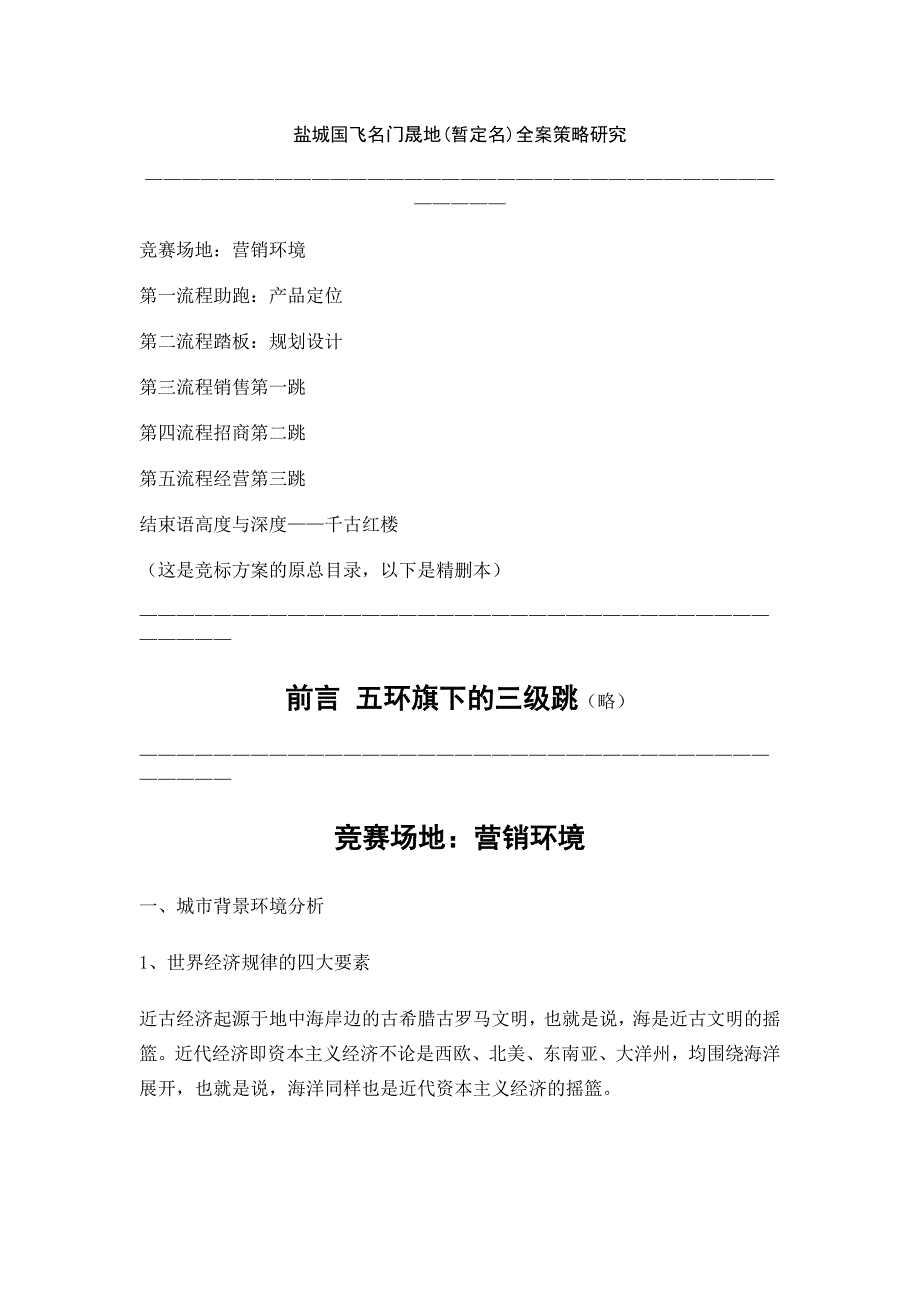 江苏盐城国飞房地产项目全程策划方案_第2页