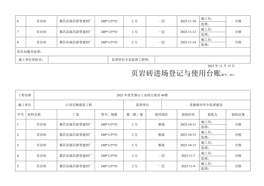 页岩砖进场台账_第2页