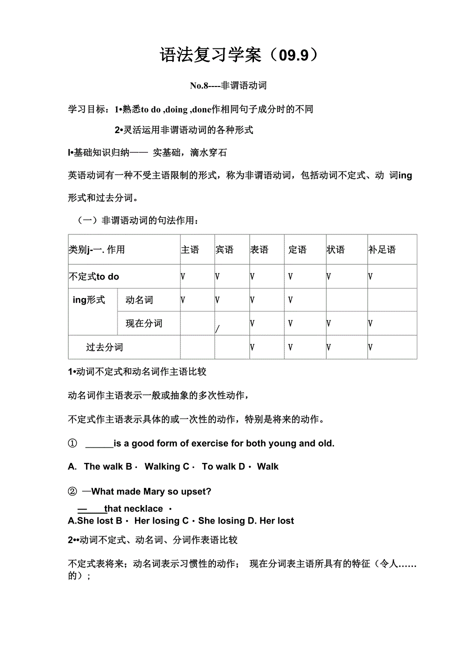 非谓语动词专项_第1页