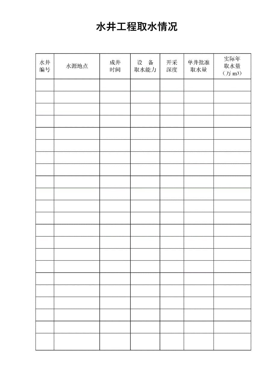 取水计划申请表_第5页