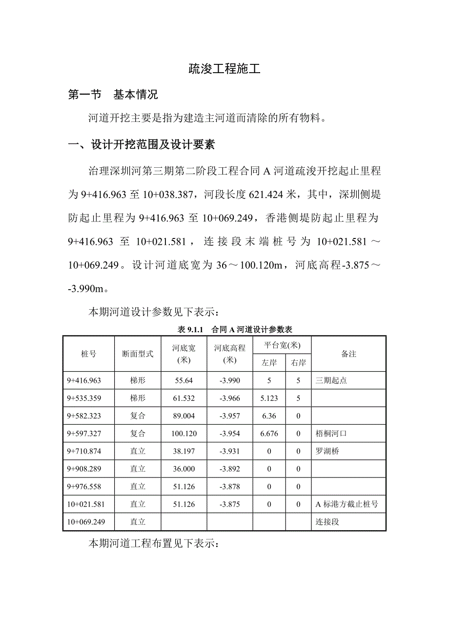 深圳河第三期疏浚工程施工组织设计_第1页