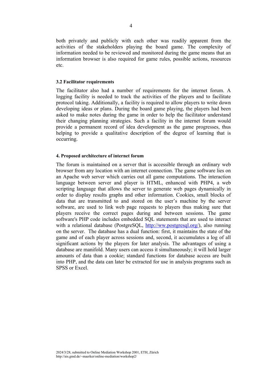 The development of an internet forum for longterm participatory group learning about problems and solutions to sustainable urban water supply management_第4页