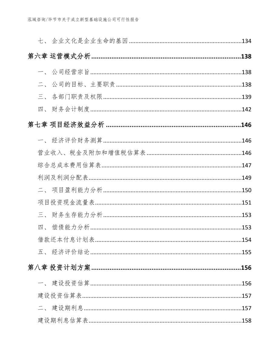 毕节市关于成立新型基础设施公司可行性报告_范文_第5页