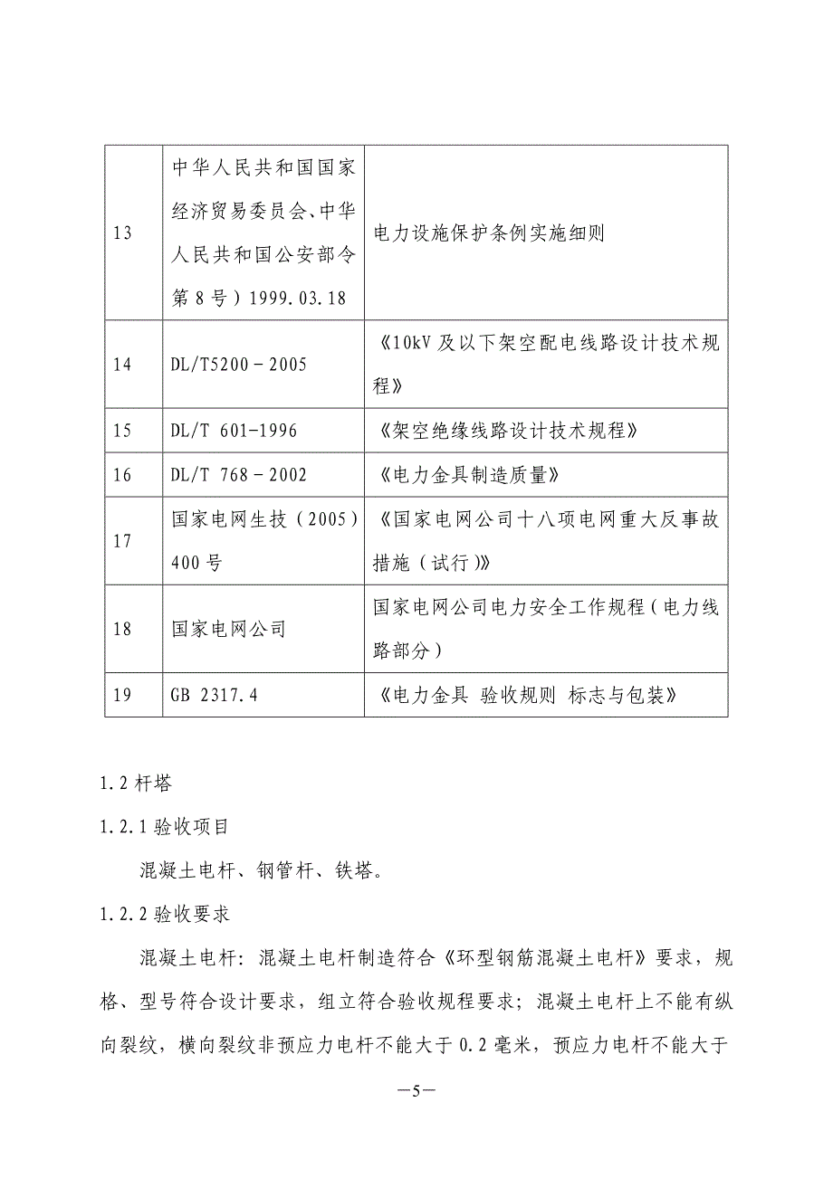 江苏省电力公司配网工程竣工验收大纲(试行).doc_第5页