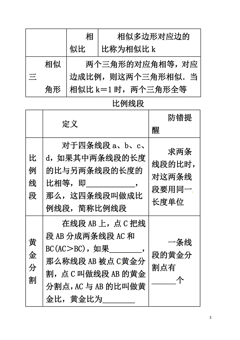 2021届中考数学一轮复习第22讲相似三角形及其应用教案_第3页