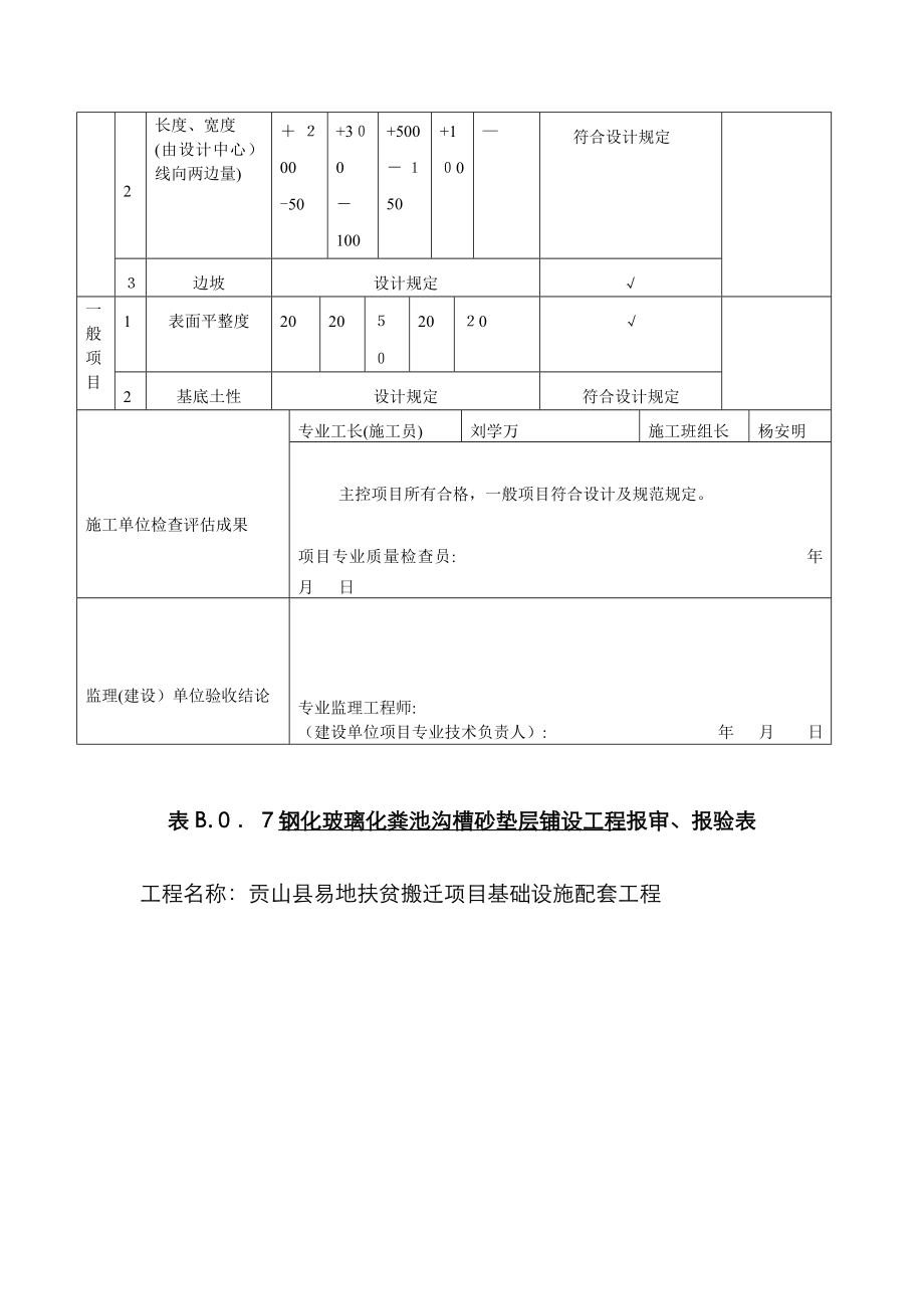 化粪池报审检验批、_第3页