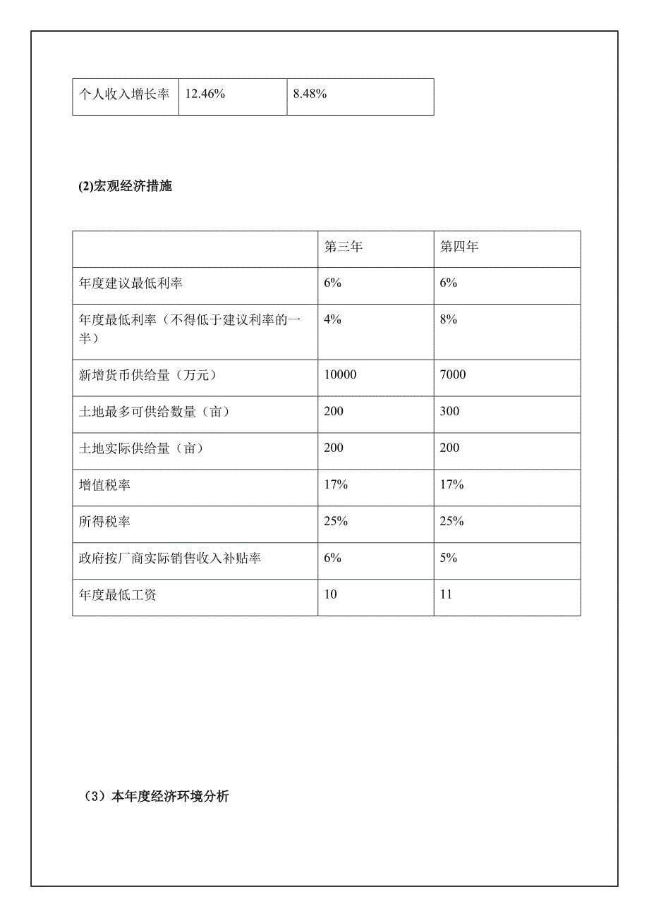 经济学沙盘实验报告(钢铁A)_第5页