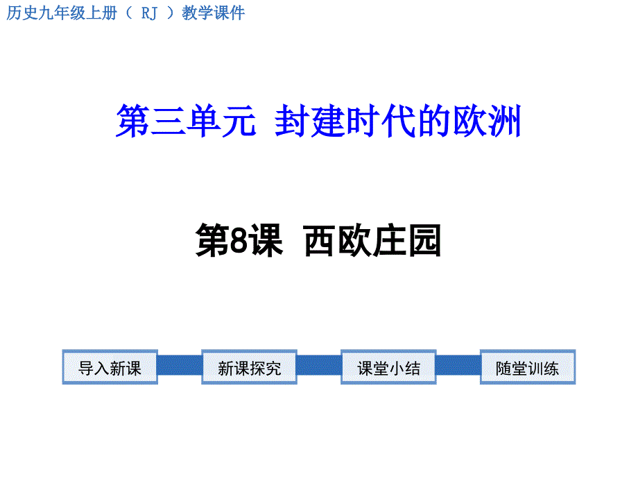 第8课西欧庄园课件_第1页