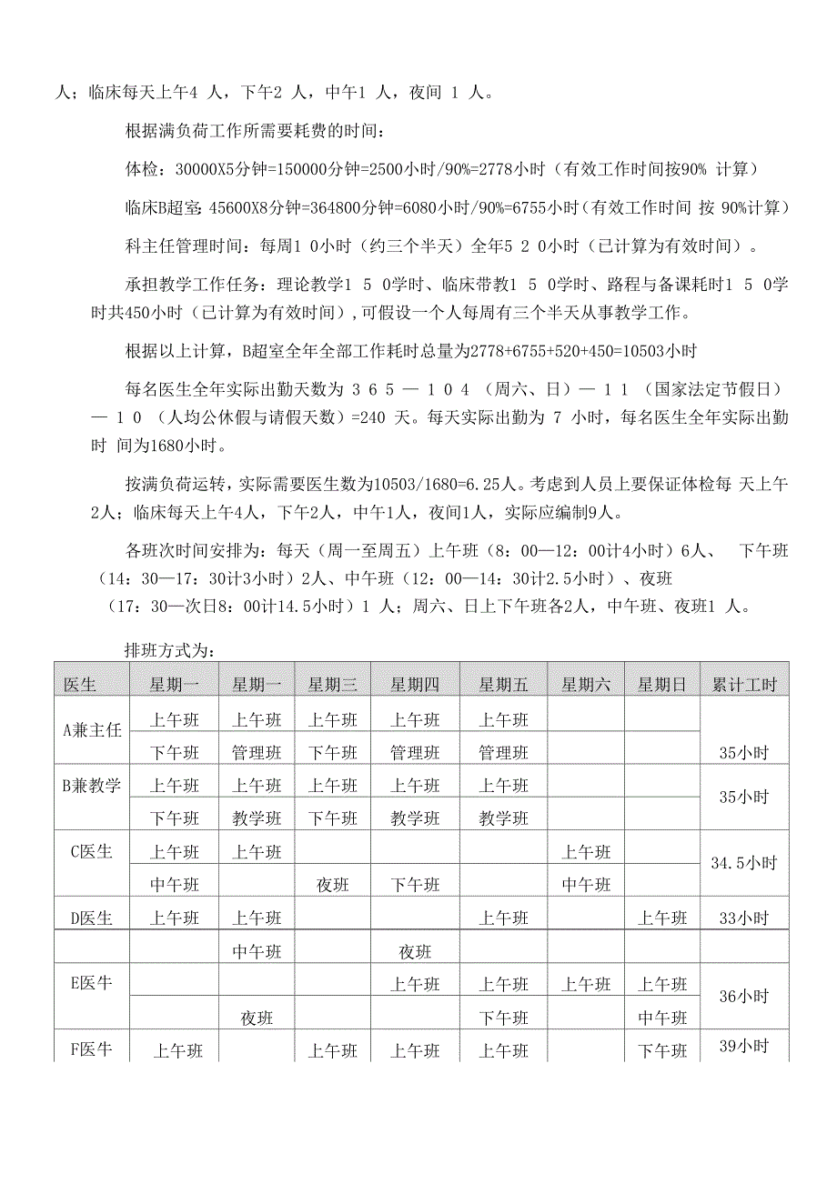 医院动态定岗定编实施方案_第4页