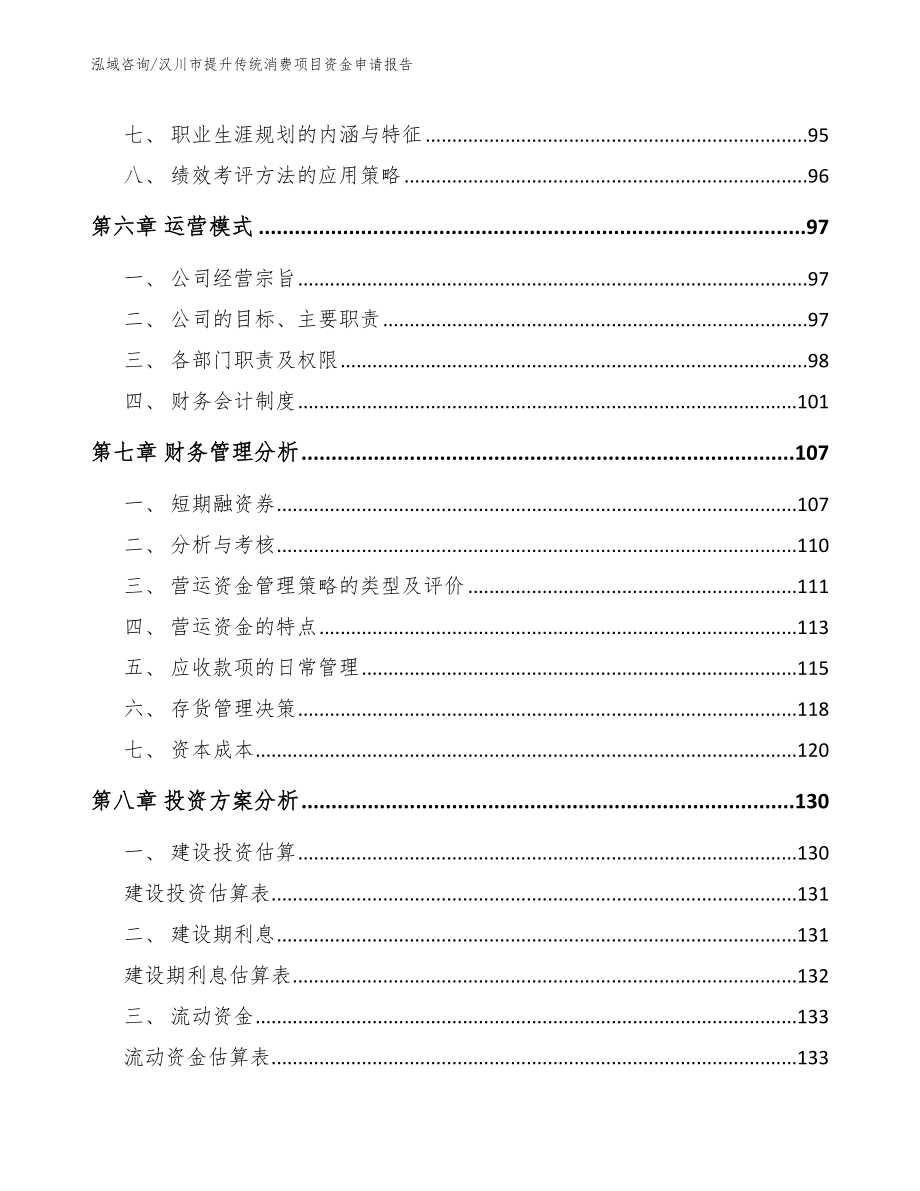 汉川市提升传统消费项目资金申请报告_第4页