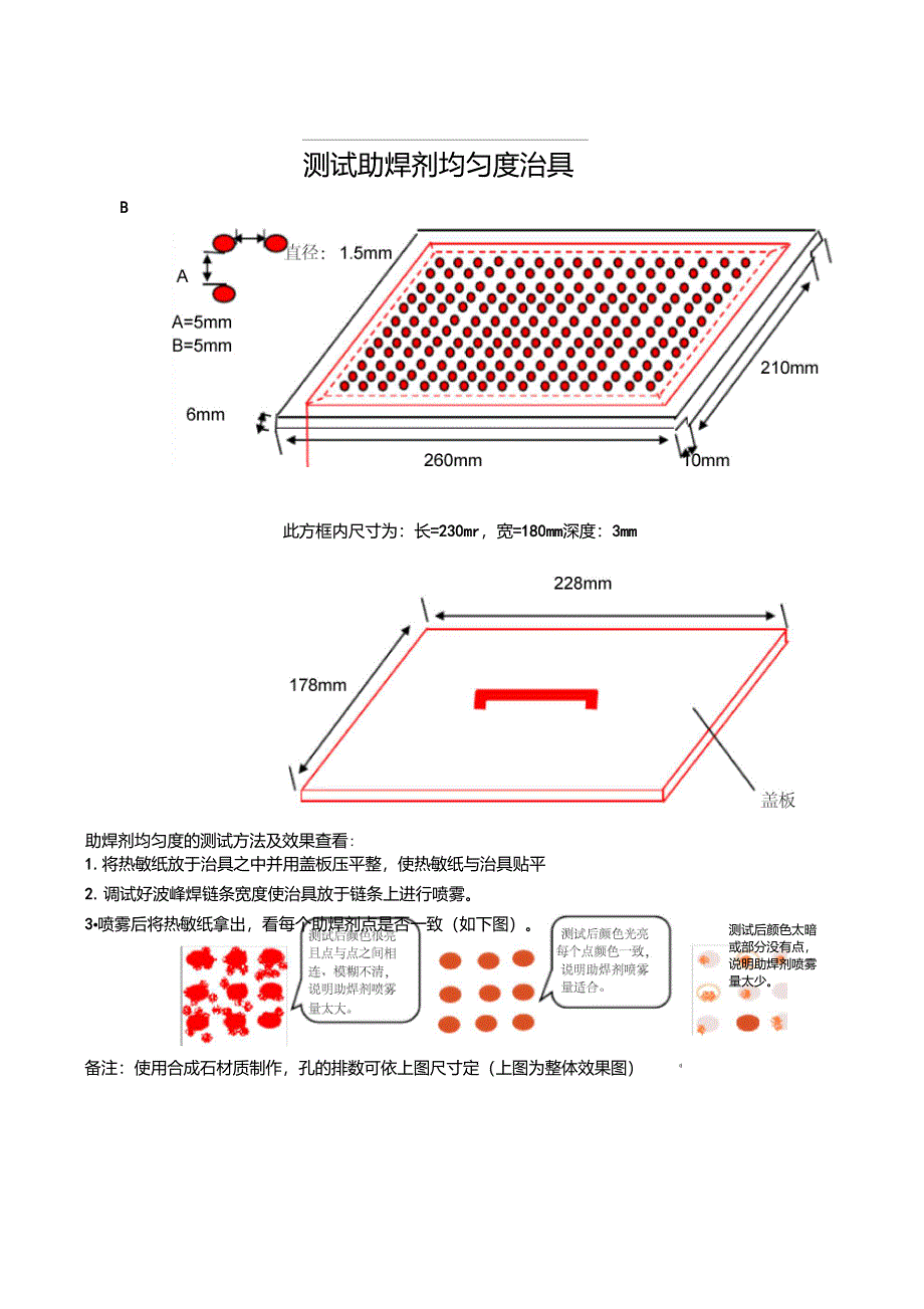 助焊剂均匀度测试治具(做波峰焊行业的有福了)_第1页