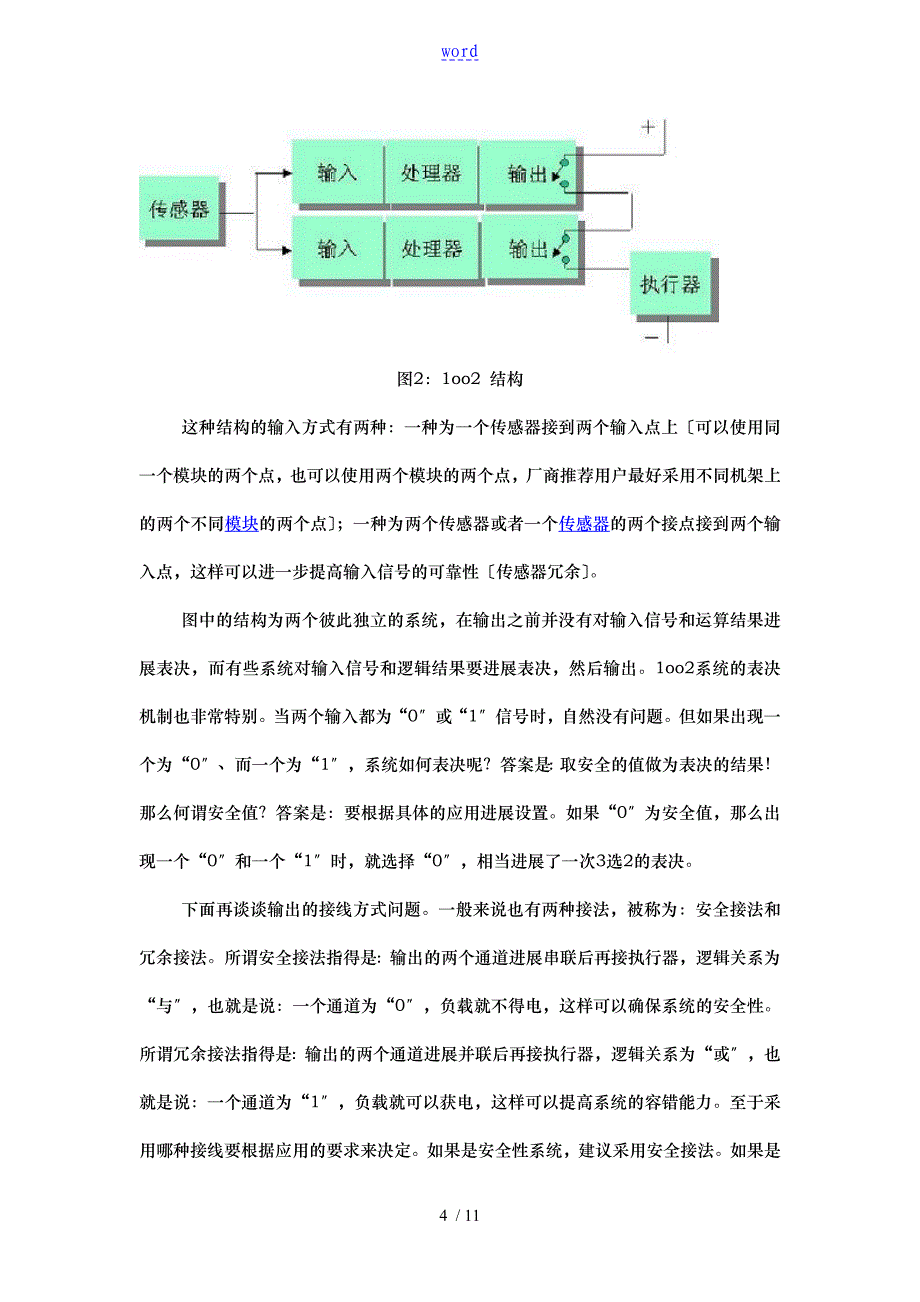 常见五种安全plc的冗余系统结构和安全性可靠性分析报告_第4页