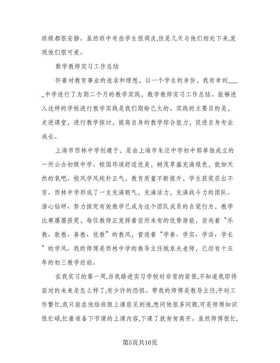 教师实习优秀工作总结（四篇）.doc_第5页